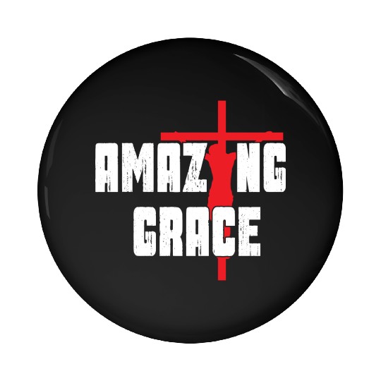 Amazing Grace Love Jesus Christian Christmas Pin Buttons