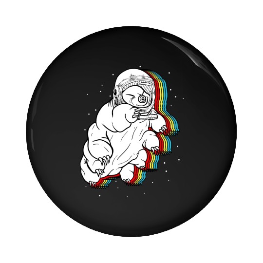 Tardigrade Pin Buttons, Tardigrade In Space