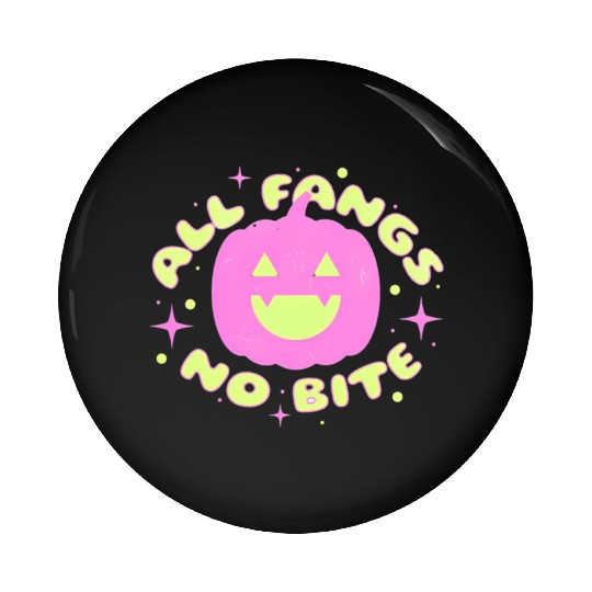 Neon Retro Halloween: Cute Stars & Spooky Vibes Pin Buttons