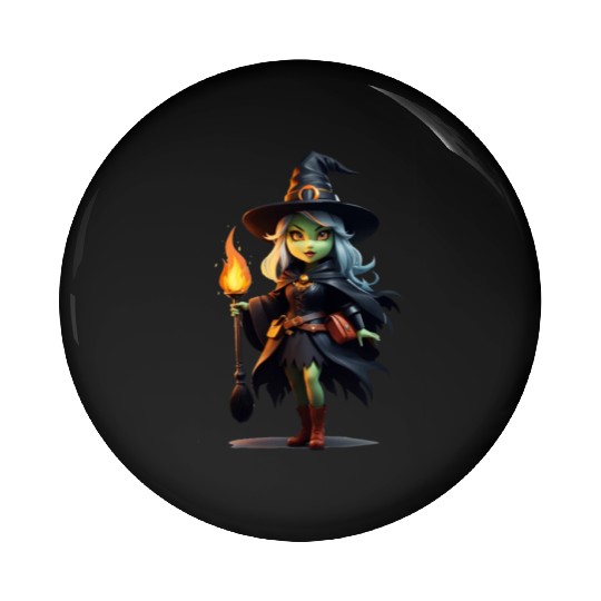 Wicked little witch Pin Buttons