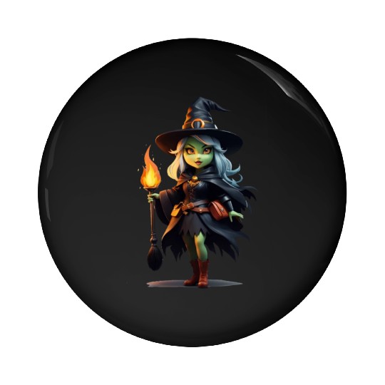 Wicked little witch Pin Buttons