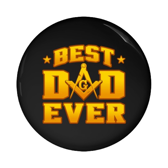 Best Dad Ever Freemason Pin Buttons