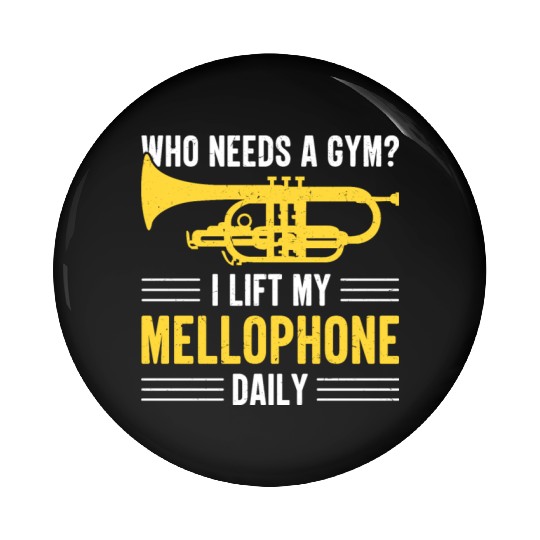 Mellophonist Musical Instrument Orchestra Pin Buttons