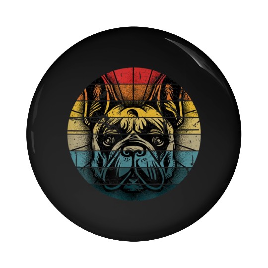 French Bulldog Gift Frenchie Dog Lover Dogfather Pin Buttons