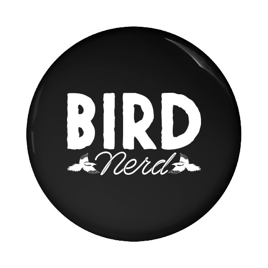 Bird Nerd Joke Birds Lover Budgie Parrot Heron Pin Buttons
