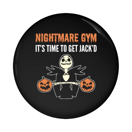 Nightmare Gym Grim Reaper Fan Gift Pin Buttons