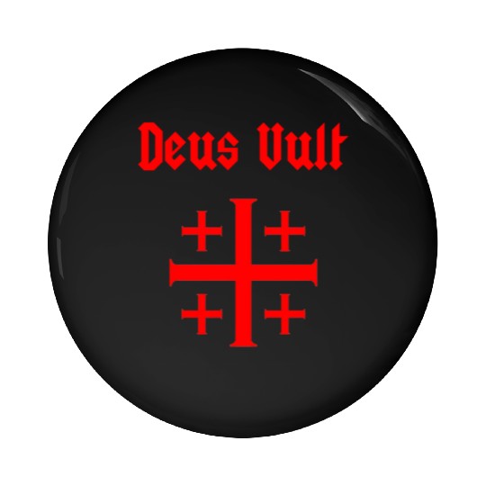 Jerusalem Cross Crus Emblem Knights Templar Pin Buttons