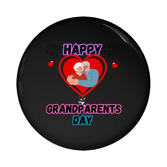 Happy Grandparents Day Pin Buttons