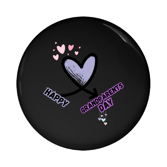 Happy Grandparents Day Pin Buttons