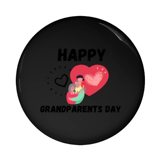 Happy Grandparents Day Pin Buttons