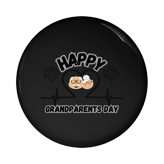 Happy Grandparents Day Pin Buttons