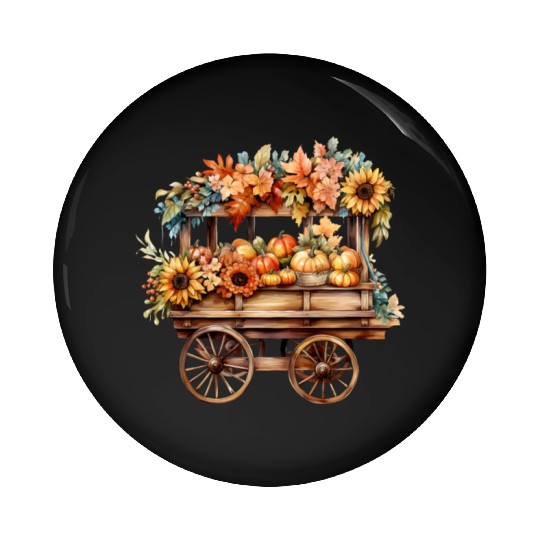 Wild Flowers Pin Buttons Design - Funny gift