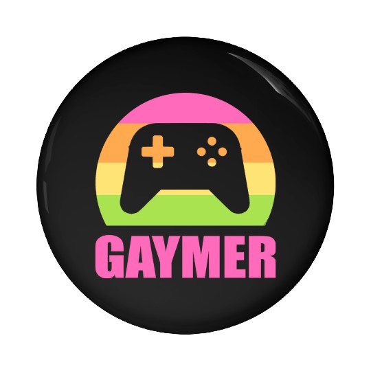 Gaymer Gamer And Nerd Gift Pin Buttons