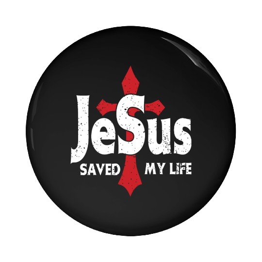 Jesus Saved My Life Love Jesus Christian Christmas Pin Buttons