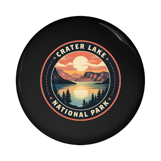 Crater Lake National Park Pin Buttons