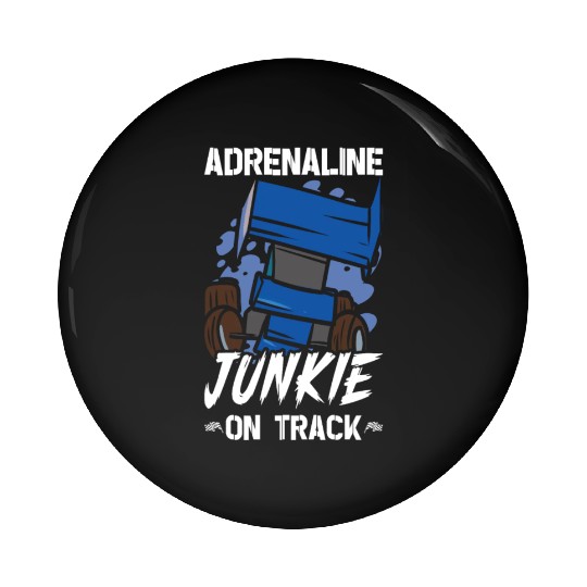 Sprint Car Mom Dirt Track Racing Racing Race Day Pin Buttons