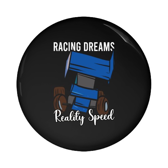 Sprint Car Mom Dirt Track Racing Racing Race Day Pin Buttons