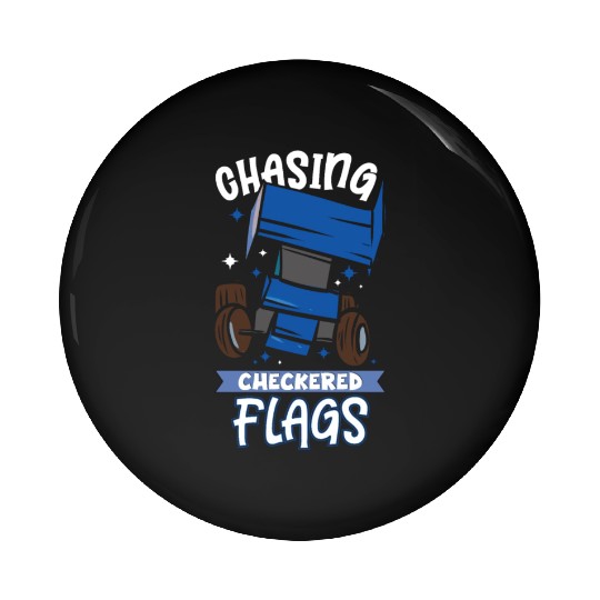 Sprint Car Mom Dirt Track Racing Racing Race Day Pin Buttons