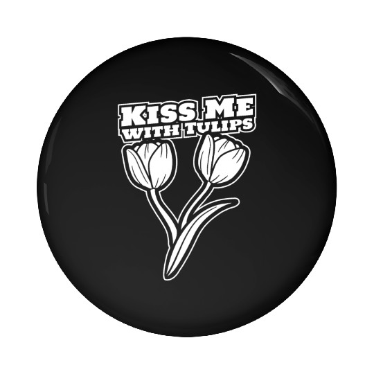 Tulip Gardening Tulips Pin Buttons