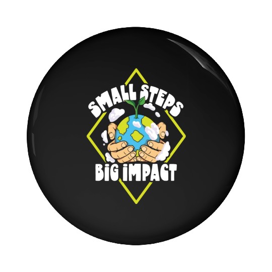 Climate Change Environmental Earth Day Planet Pin Buttons