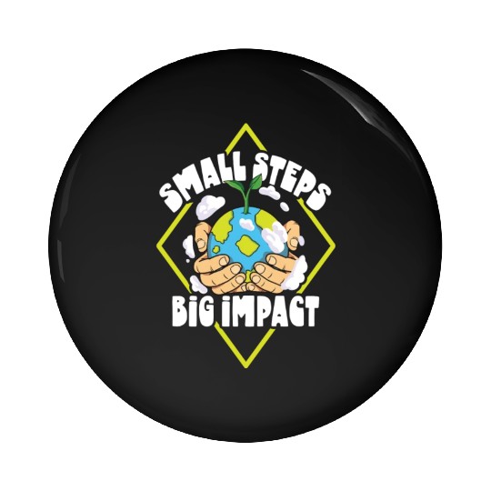 Climate Change Environmental Earth Day Planet Pin Buttons