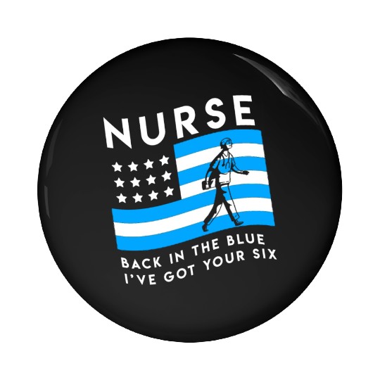 Nurse USA Proud Pin Buttons