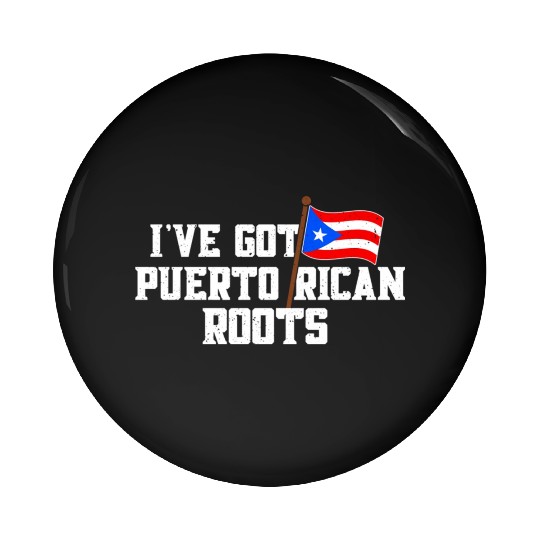 Puerto Rican Roots Citizenship Puerto Rico Pride F Pin Buttons