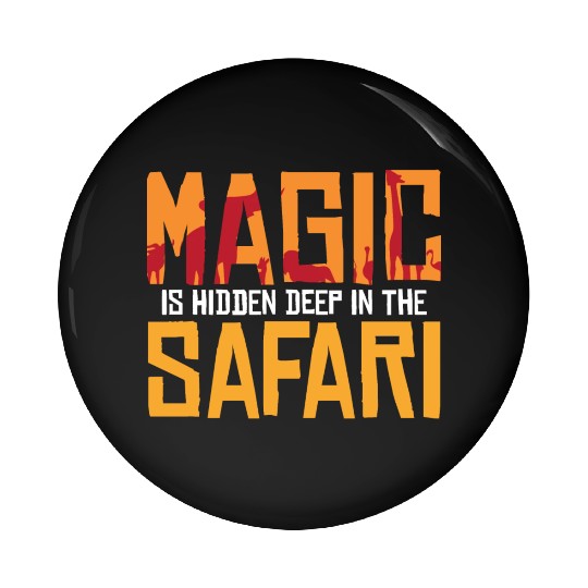 Safari Magic Exploration Wilderness Lion Journey Pin Buttons