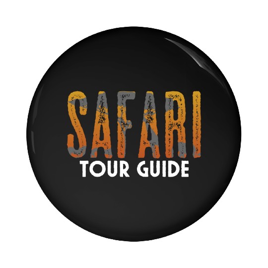 Safari Guide Rangers Wild Ecotourism Rhinoceros Pin Buttons