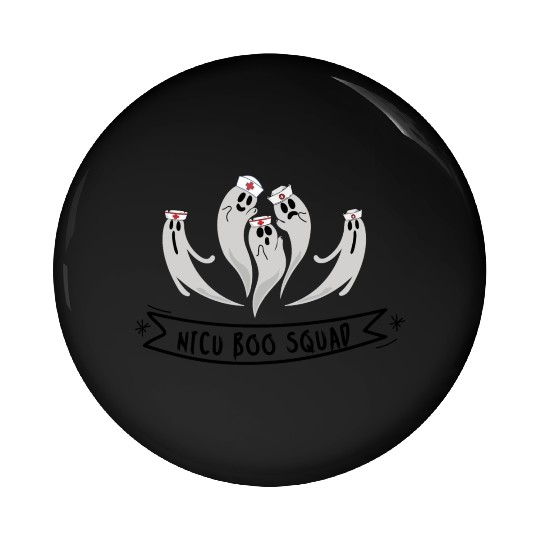 Cute NICU Halloween | NICU boo squad design Pin Buttons