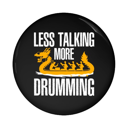 Funny Dragon Boat Racing Paddle Pin Buttons