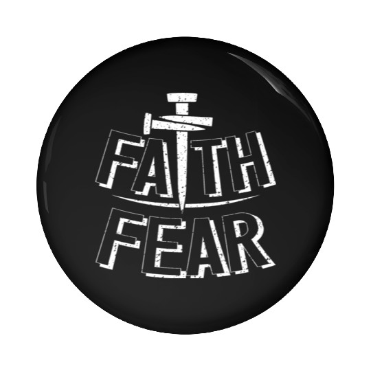 Faith Over Feqr Love Jesus Christian Christmas Pin Buttons