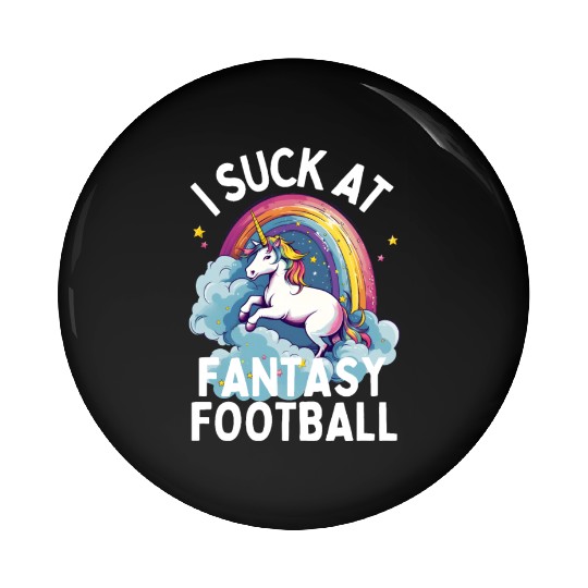 I Suck at Fantasy Football Pin Buttons