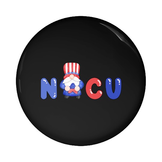 Cute NICU 4th of July Independence Day Design Pin Buttons