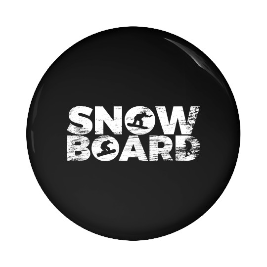 Snowboarding Pin Buttons