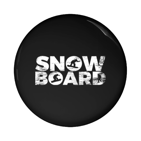 Snowboarding Pin Buttons