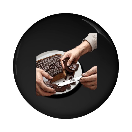 spread love design Pin Buttons