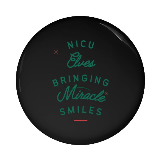 Cute NICU Christmas design Pin Buttons