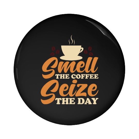 Coffee Aroma Caffeine Mornings Coffee Smell Pin Buttons