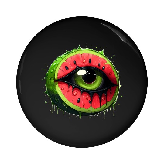 Slice of Watermelon Eye Pin Buttons