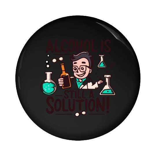 Alcohol ia solution Pin Buttons