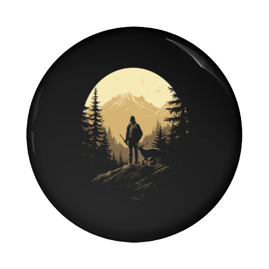 Camouflage Your Way to Success at Deer Hunting Pin Buttons