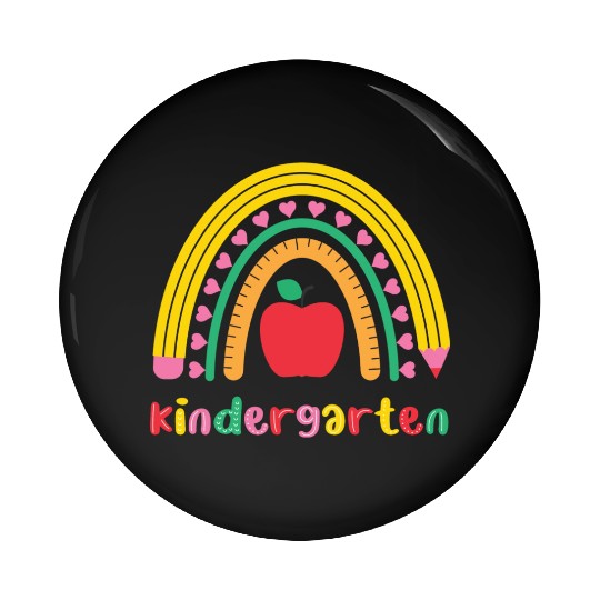 Kindergarten Rainbow Girls Kids Teacher Team Pin Buttons