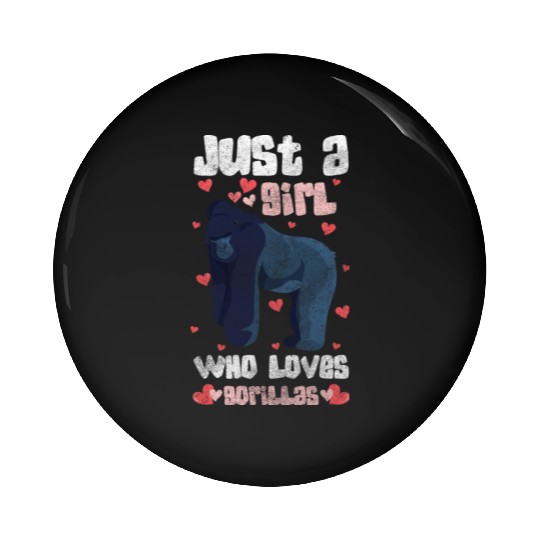 Strength Nature Zoo Chimpanzee Pin Buttons