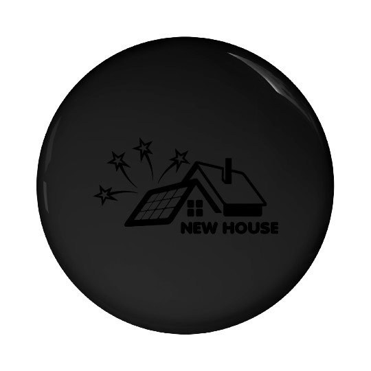 new house and stars Pin Buttons