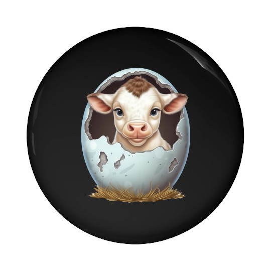 Sweet Lamb Hatching: The Beginning of New Life Pin Buttons