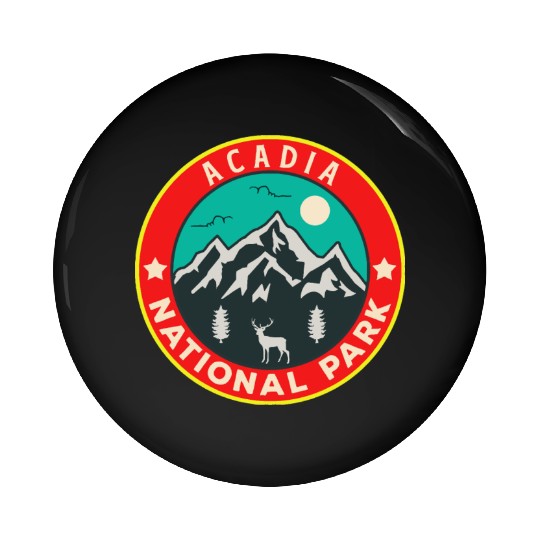 Acadia National Park Pin Buttons Acadia National