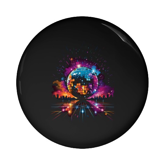 Disco Ball Party Pin Buttons
