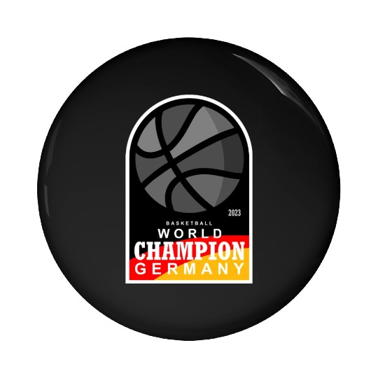 GERMANY BASKETBALL WOLRD CHAMPION 2023 Pin Buttons