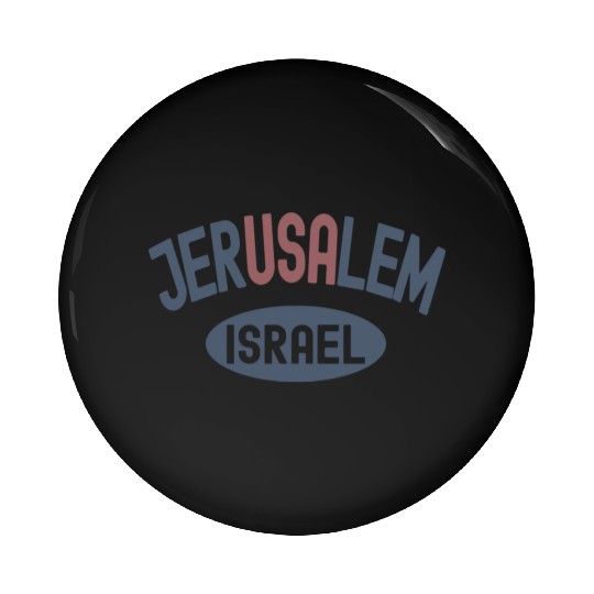 Usa Jerusalem Israel Pin Buttons